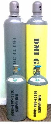 Large and small carbon dioxide and beer gas cylinders.jpg